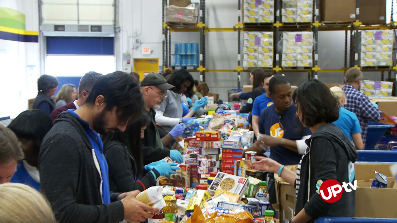  - UPtv Volunteers At Food Bank #UPliftSomeone