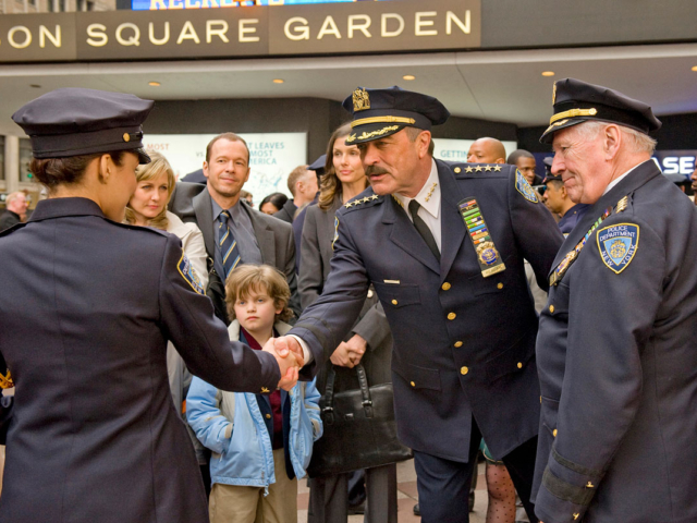 Blue Bloods show starring Tom Selleck and Donnie Wahlberg